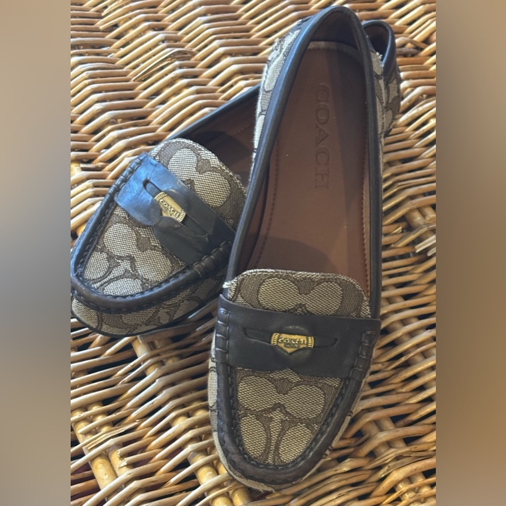 Coach Women's Brown Penny Loafers -Size 5